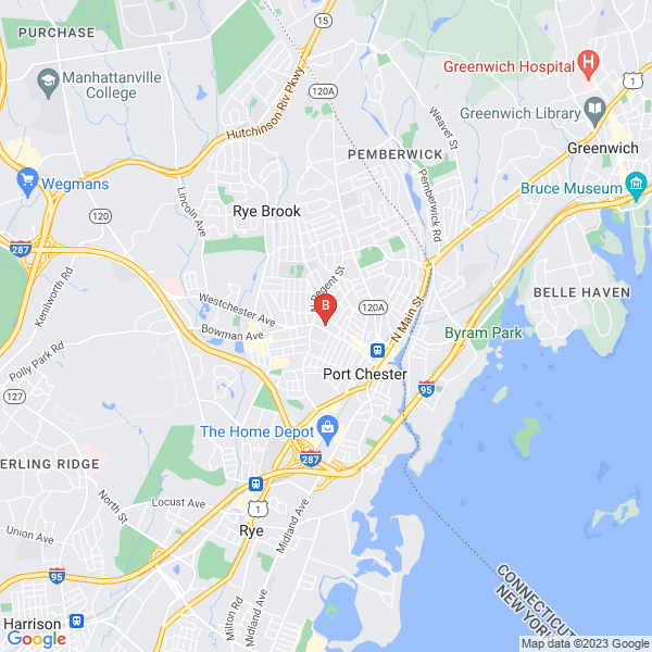 ShineOn Local Marketing location map: 377 Westchester Ave, Port Chester, NY
