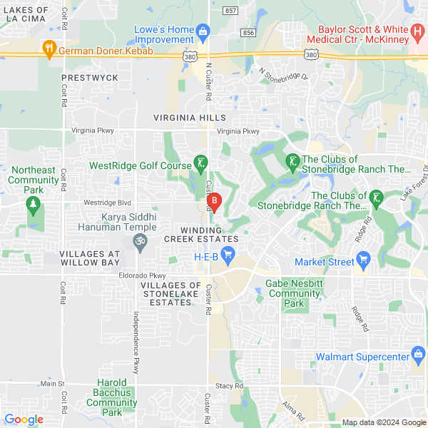 Towing Services & Roadside Assistance McKinney TX location map: 1808 Pecan Valley Dr, McKinney, TX